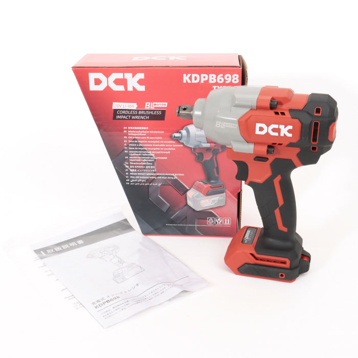 DCK 20V 充電式 12.7sq(1/2") インパクトレンチ KDPB698