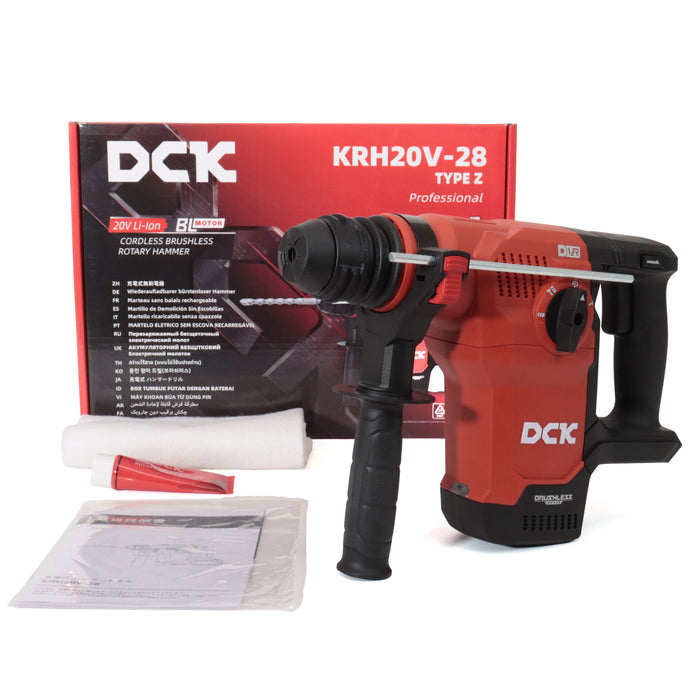 DCK 28mm 20V 充電式ハンマードリル SDSプラス KRH20V-28