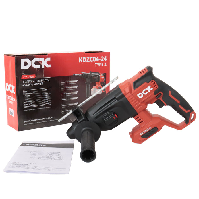 DCK 24mm 20V 充電式ハンマードリル SDSプラス KDZC04-24