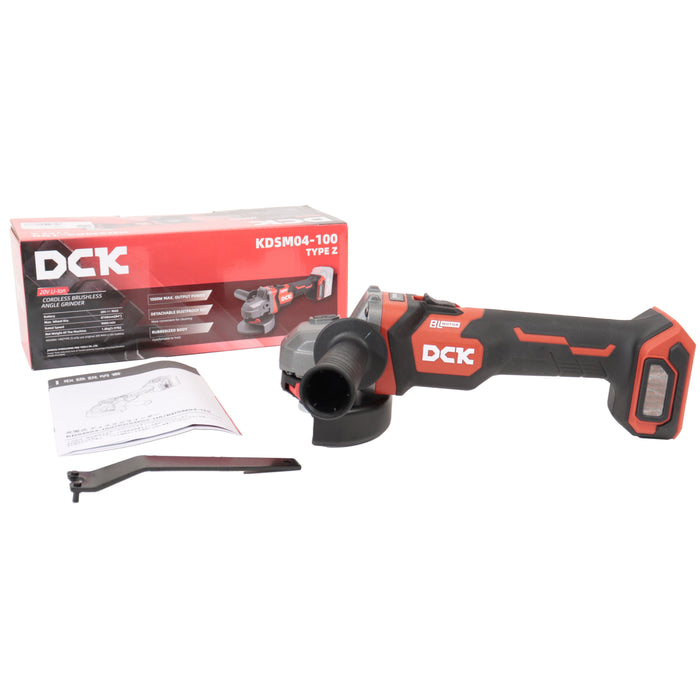 DCK 100mm 20V 充電式ディスクグラインダー KDSM04-100