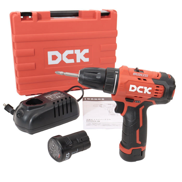 DCK 12V 充電式ドライバードリル KDJZ23-10