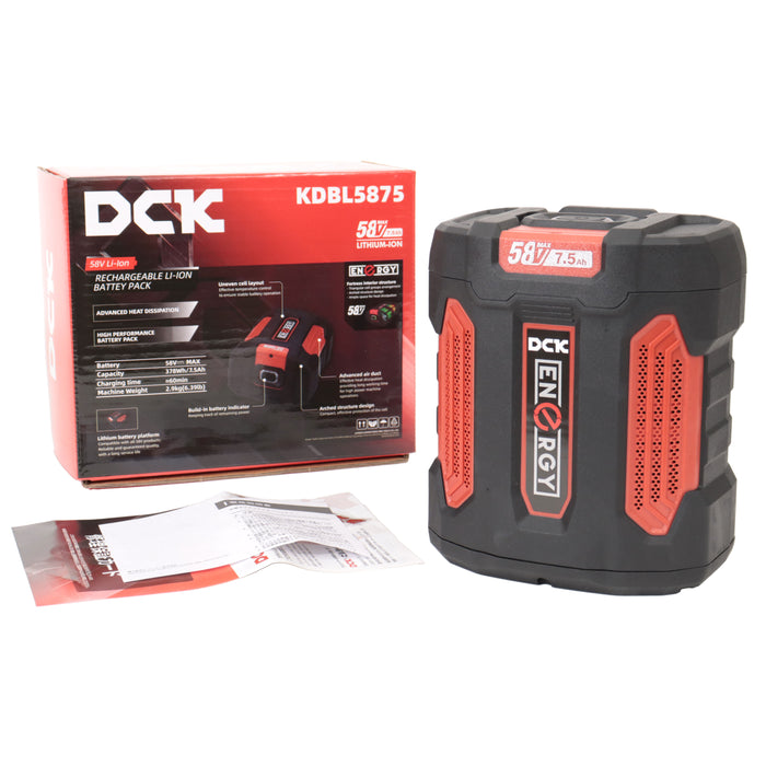 DCK 58V リチウムイオンバッテリ KDBL