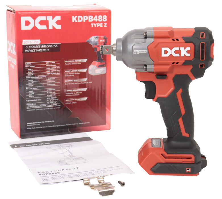 DCK 20V 充電式 12.7sq(1/2