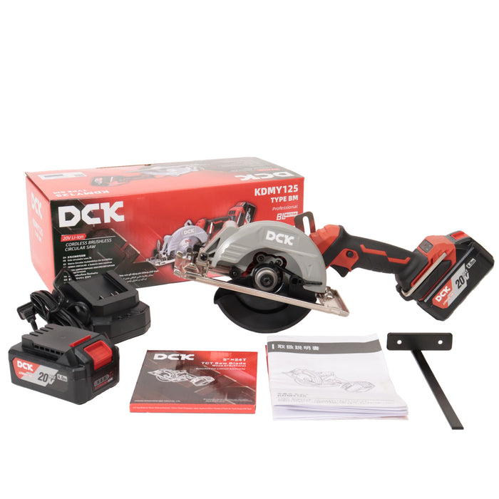 DCK 125mm 20V 充電式丸のこ KDMY125