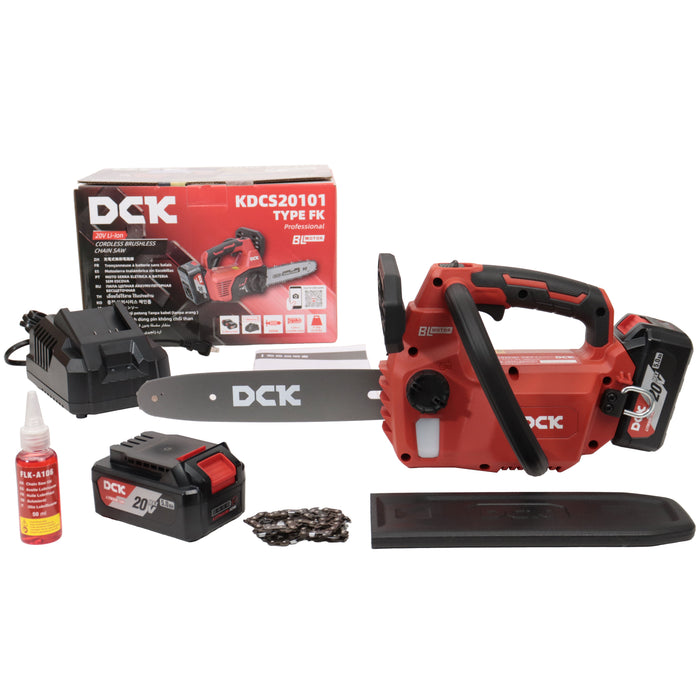 DCK 20V 充電式チェンソー 250mm KDCS20101