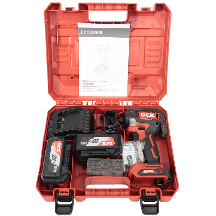 DCK 20V 充電式インパクトドライバー KDPL208K
