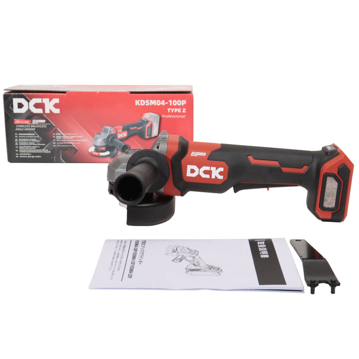 DCK 100mm 20V 充電式ディスクグラインダー KDSM04-100P